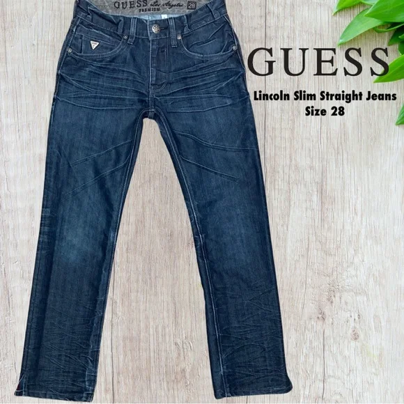 Guess jeans lincoln slim straight cheap